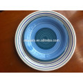 hand printed porcelain omega soup plate